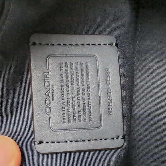 Coach CE584 Clara Leather Shoulder Crossbody Bag Silver/Light Mist (Firm Price) - Picture 15 of 16